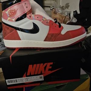 Jordan 1 high into the spiderverse